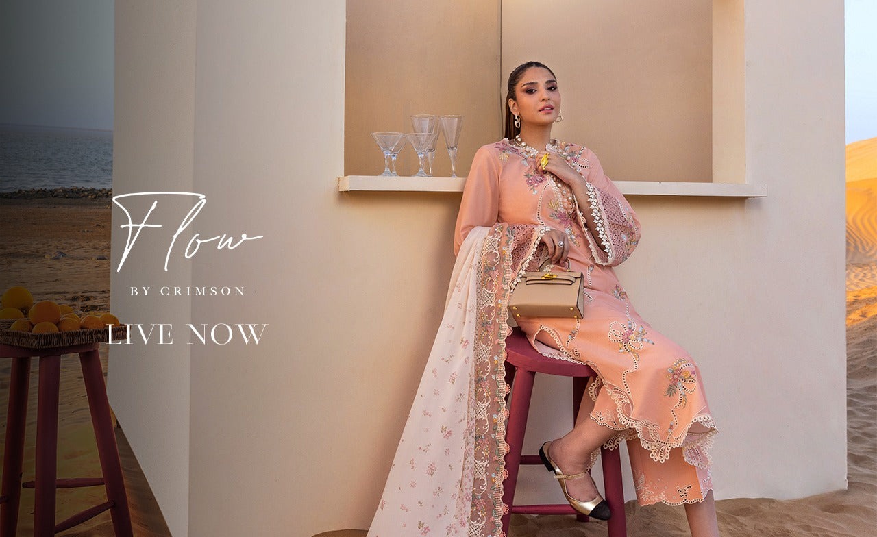 Crimson Summer Lawn 2025 by Saira Shakira