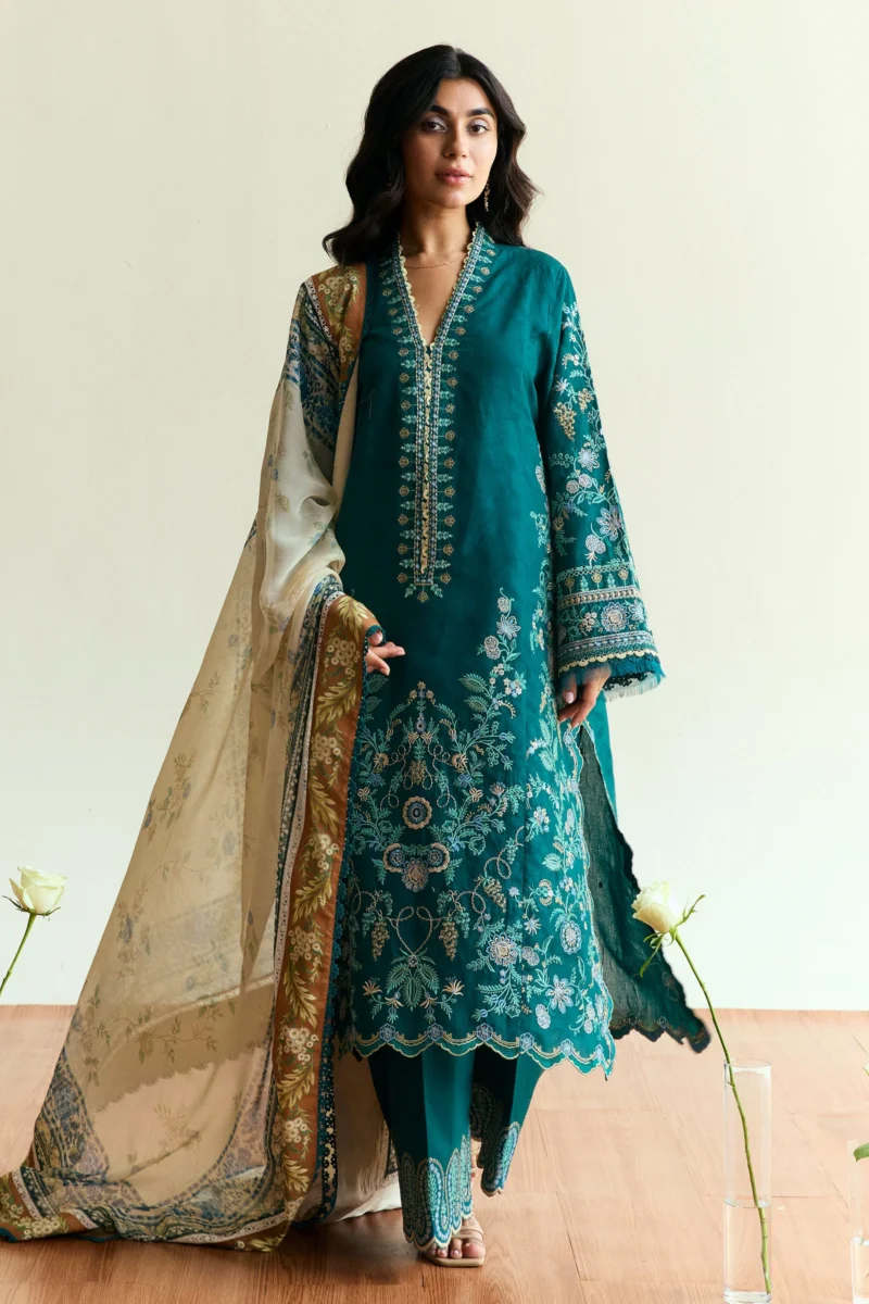 Coco Eid Edit 2025 by Zara Shahjahan | Marigold-D4 - Image 3