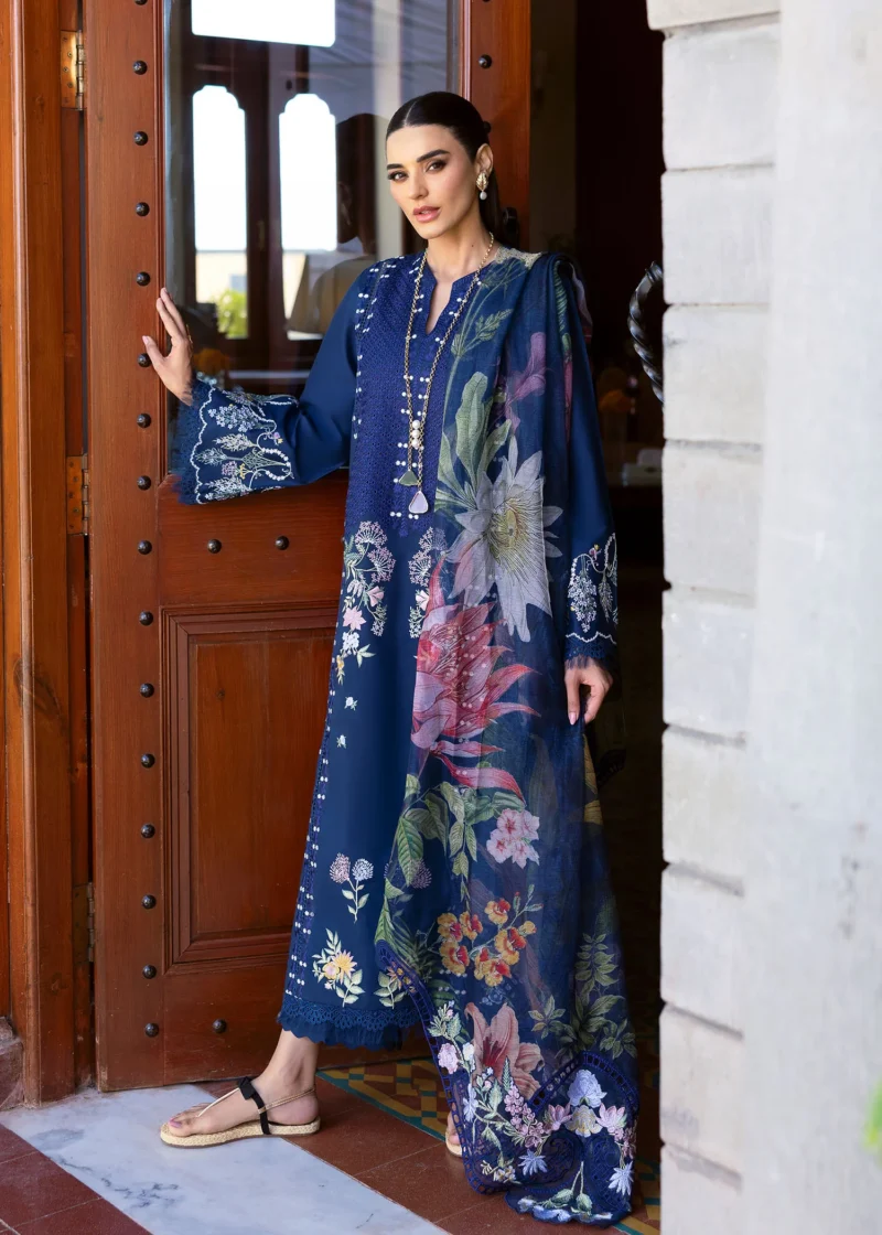 Saira Shakira Bloom Unstitched Lawn’25 || Hanging Gardens 2-B