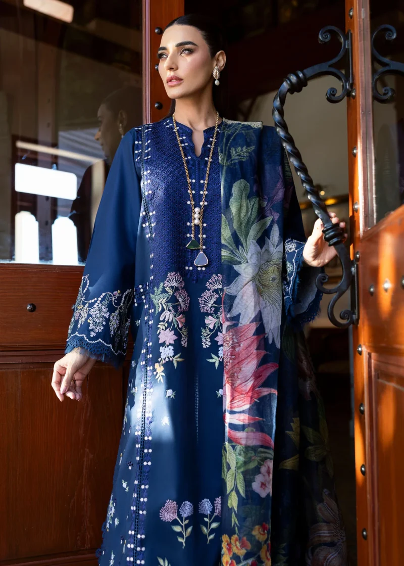 Saira Shakira Bloom Unstitched Lawn’25 || Hanging Gardens 2-B - Image 6