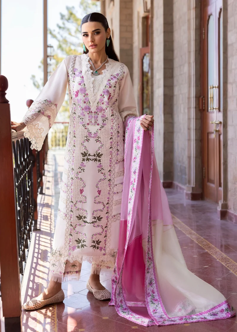 Saira Shakira Bloom Unstitched Lawn’25 || Zerene 1-A - Image 5