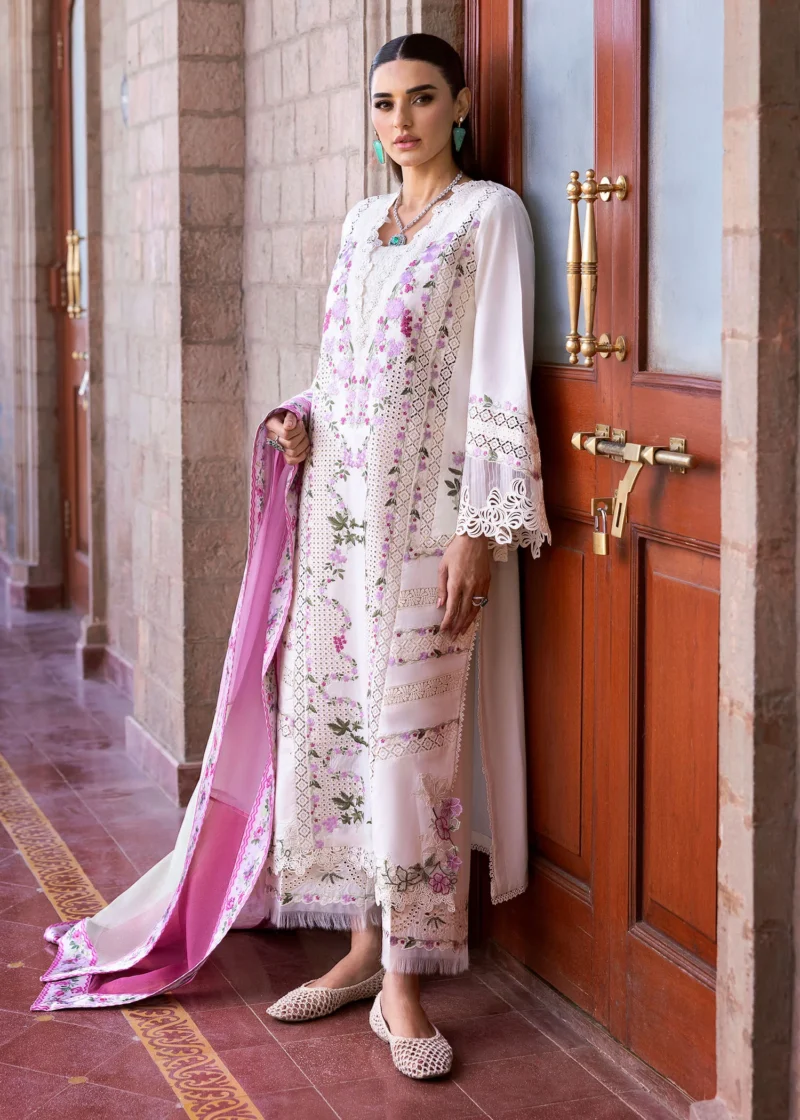 Saira Shakira Bloom Unstitched Lawn’25 || Zerene 1-A - Image 4