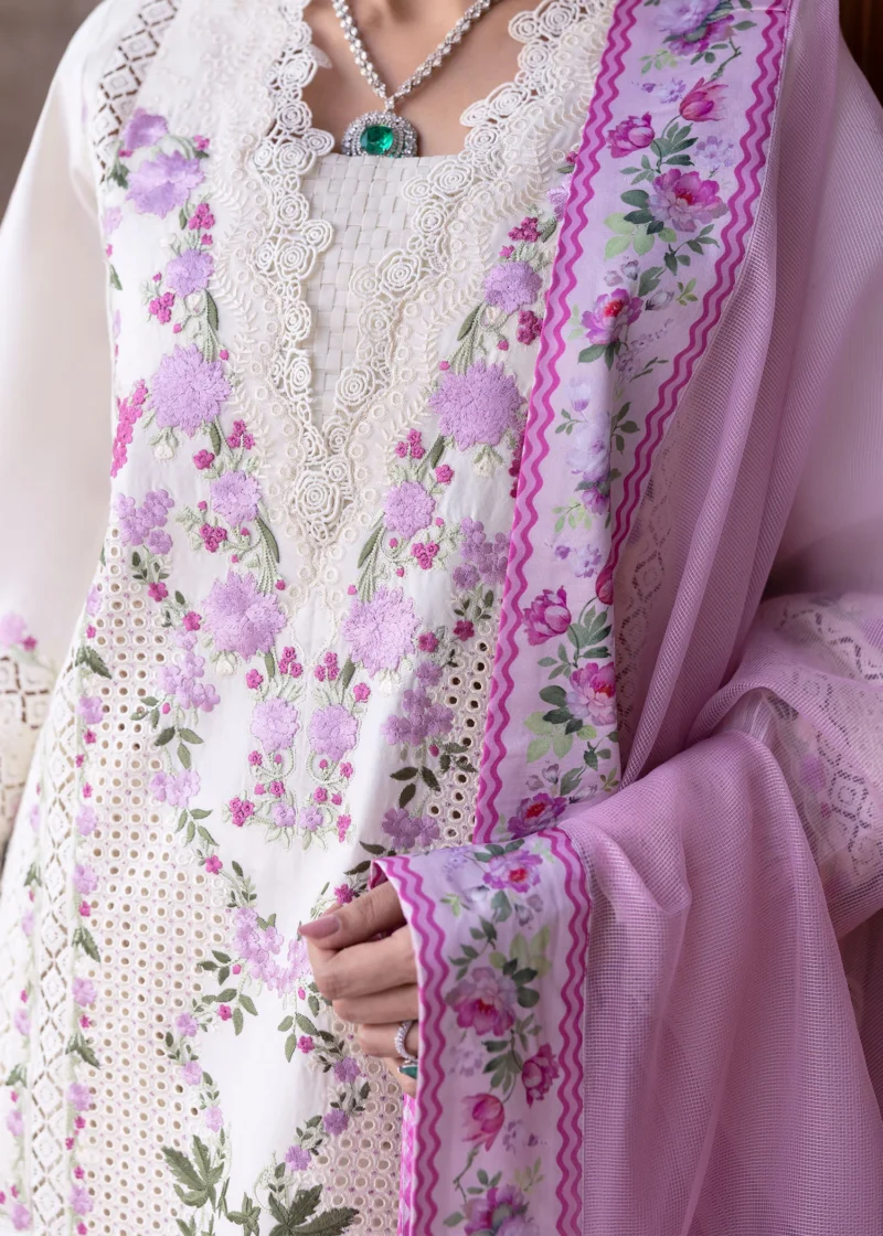 Saira Shakira Bloom Unstitched Lawn’25 || Zerene 1-A - Image 2
