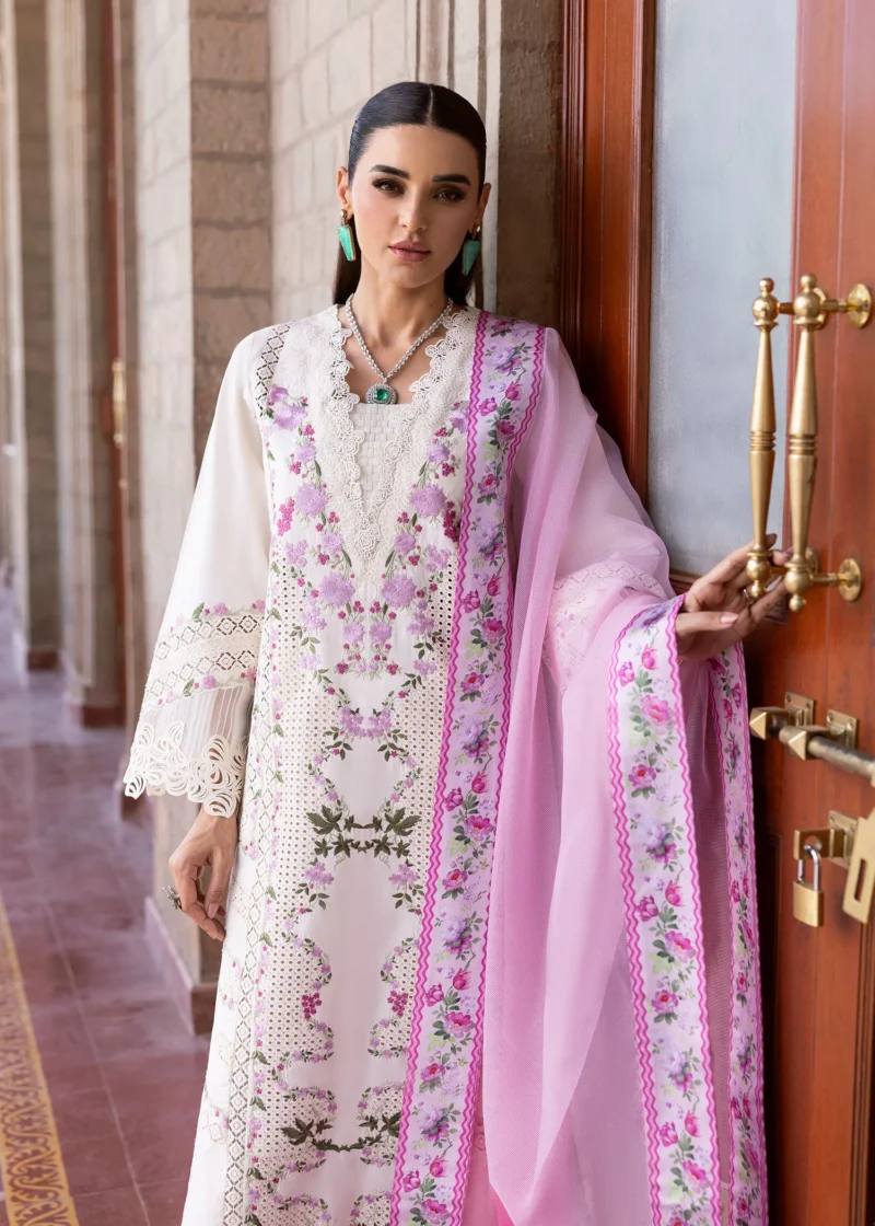 Saira Shakira Bloom Unstitched Lawn’25 || Zerene 1-A