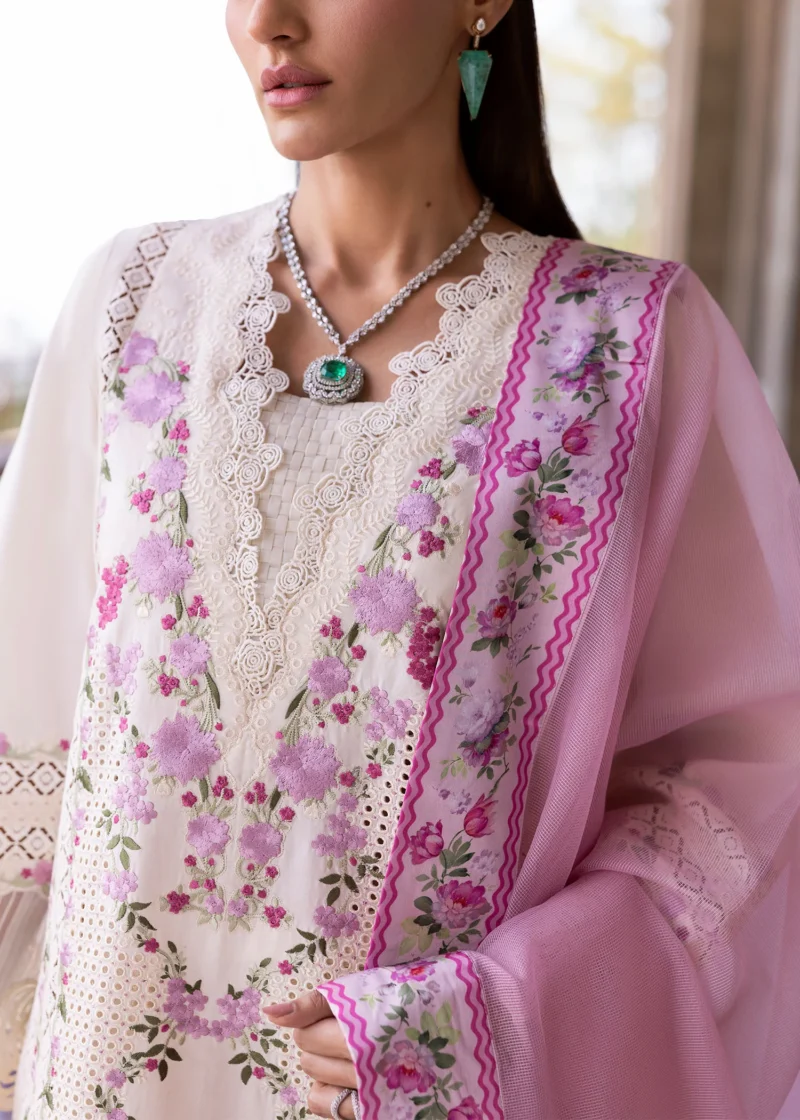 Saira Shakira Bloom Unstitched Lawn’25 || Zerene 1-A - Image 6