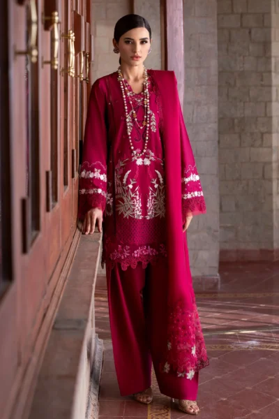 Saira Shakira Bloom Unstitched Lawn’25 || Faye 7-B