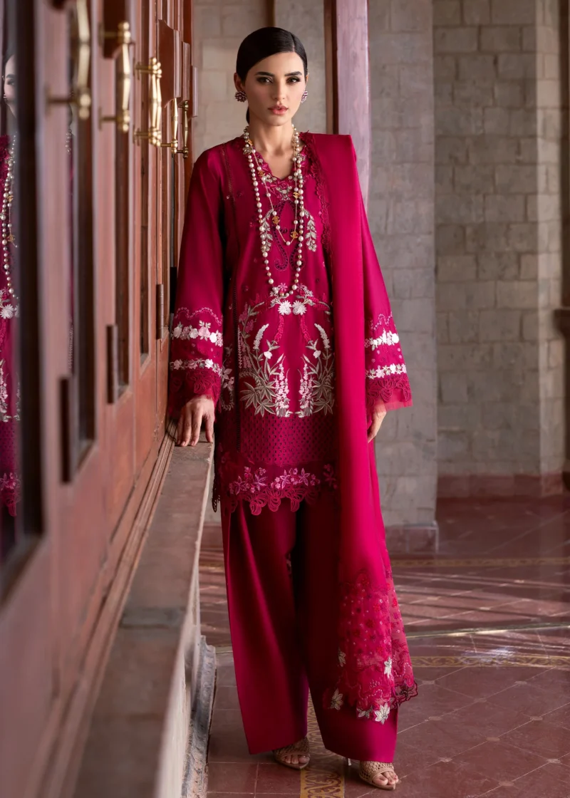 Saira Shakira Bloom Unstitched Lawn’25 || Faye 7-B - Image 2