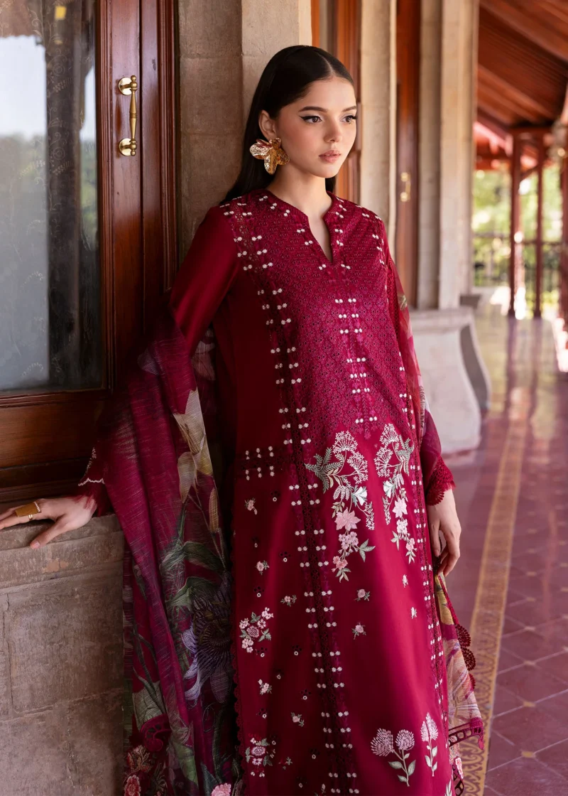 Saira Shakira Bloom Unstitched Lawn’25 || Hanging Gardens 2-A - Image 5