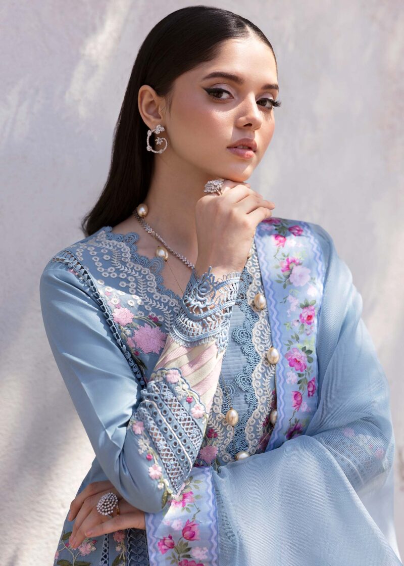 Saira Shakira Bloom Unstitched Lawn’25 || Zerene 1-B - Image 3