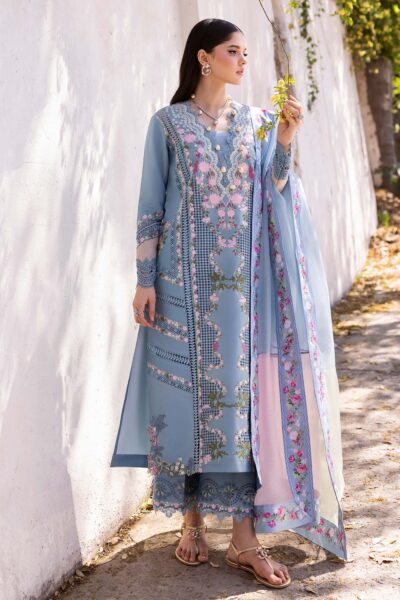 Saira Shakira Bloom Unstitched Lawn’25 || Zerene 1-B