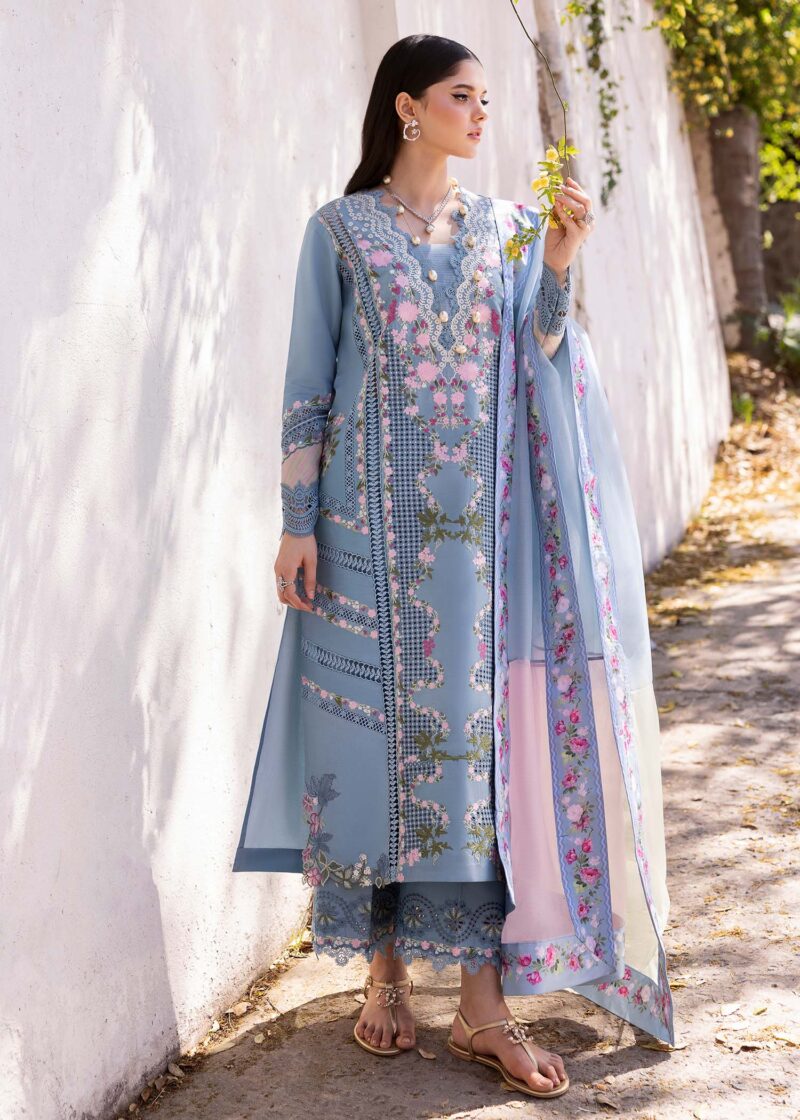 Saira Shakira Bloom Unstitched Lawn’25 || Zerene 1-B - Image 2