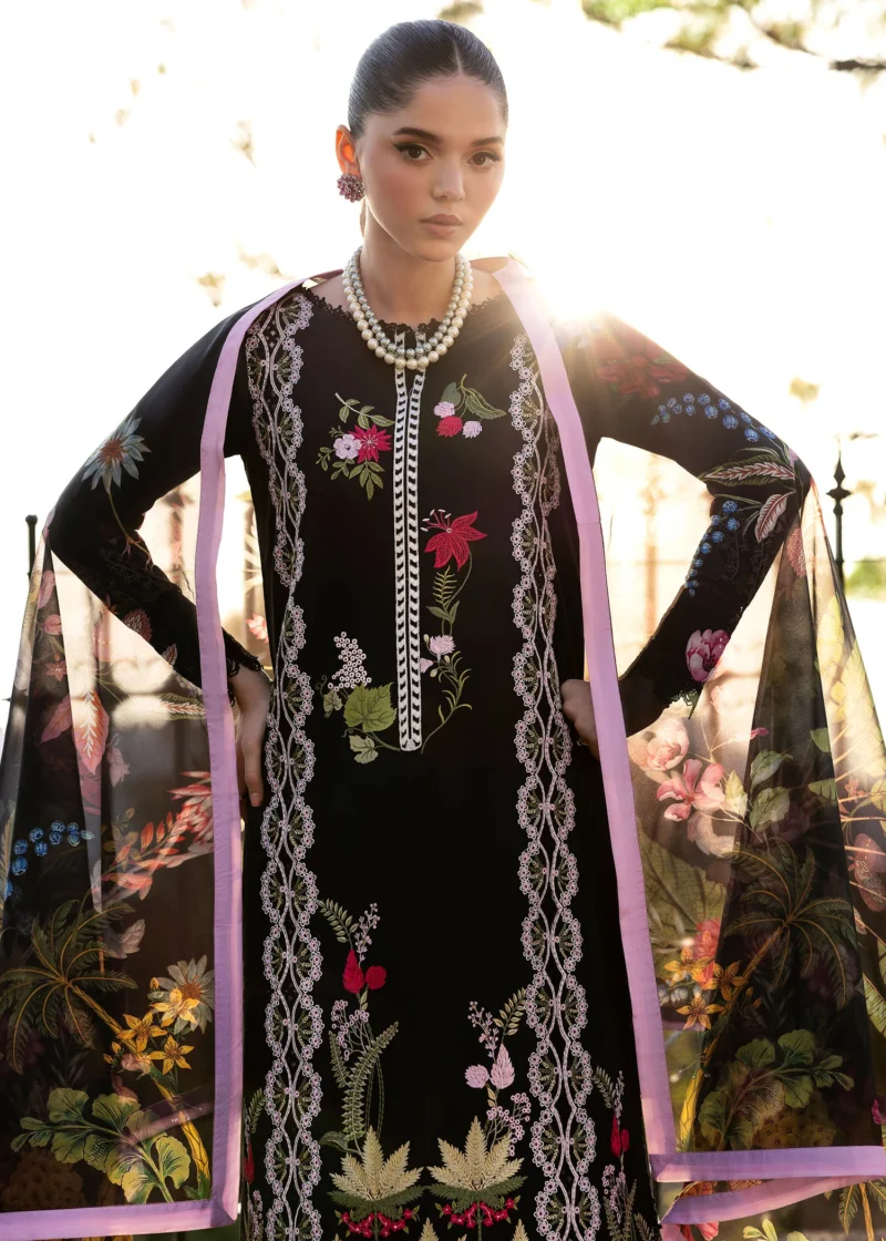 Saira Shakira Bloom Unstitched Lawn’25 || Sauvage 6-B - Image 4