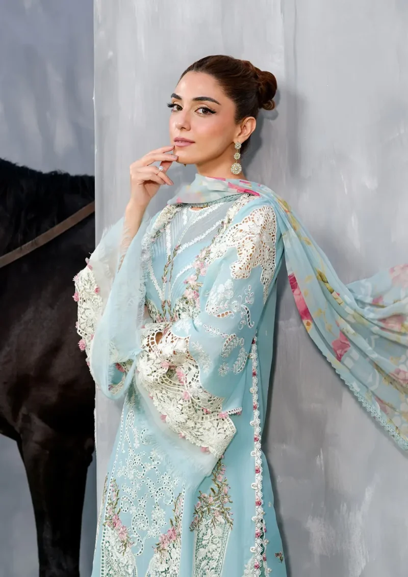 Elaf Luxury Lawn Vol 2 | ELH-5B - Image 2