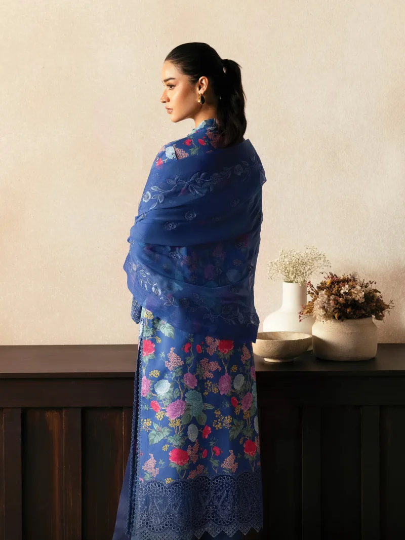 Afrozeh Daybreak Embroidered Lawn 2025 | MIST WOVEN - Image 2