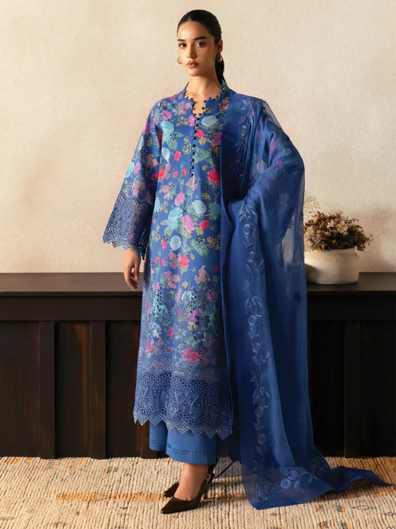 Afrozeh Daybreak Embroidered Lawn 2025 | MIST WOVEN