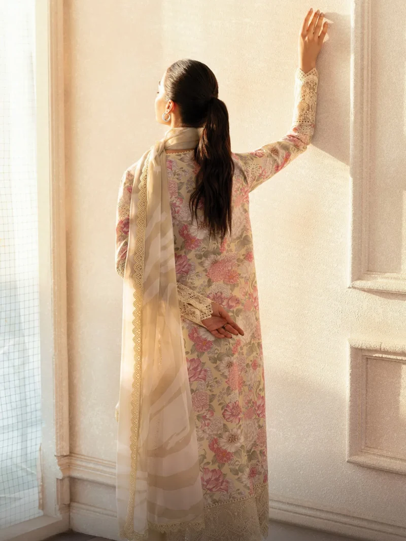 Afrozeh Daybreak Embroidered Lawn 2025 | GLOW STREAKED