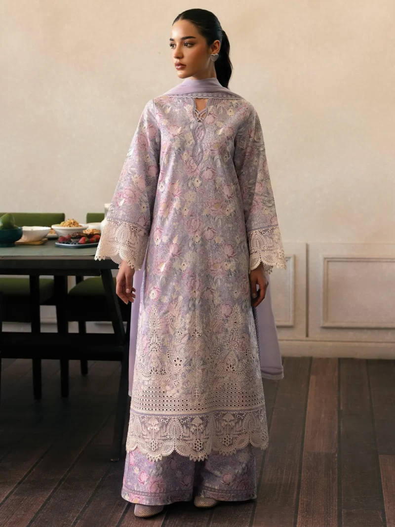 Afrozeh Daybreak Embroidered Lawn 2025 | DUST LIT