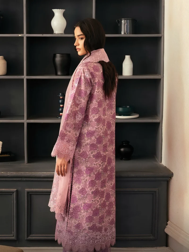 Afrozeh Daybreak Embroidered Lawn 2025 | RAIN WARMED - Image 2