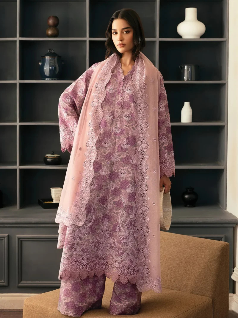 Afrozeh Daybreak Embroidered Lawn 2025 | RAIN WARMED
