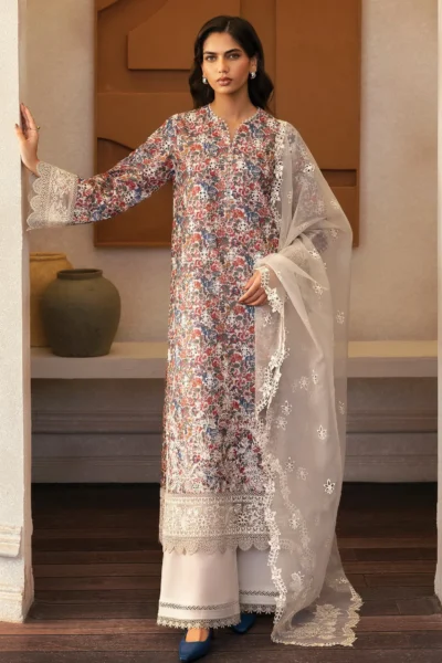 Afrozeh Daybreak Embroidered Lawn 2025