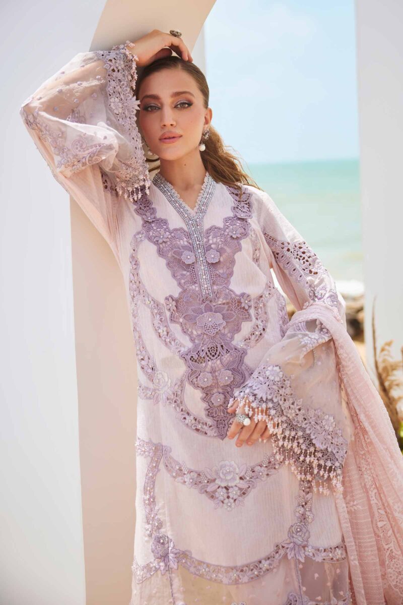 MARIA B Eid Luxury Lawn 2025 | EID LAWN-25-02 - Image 4