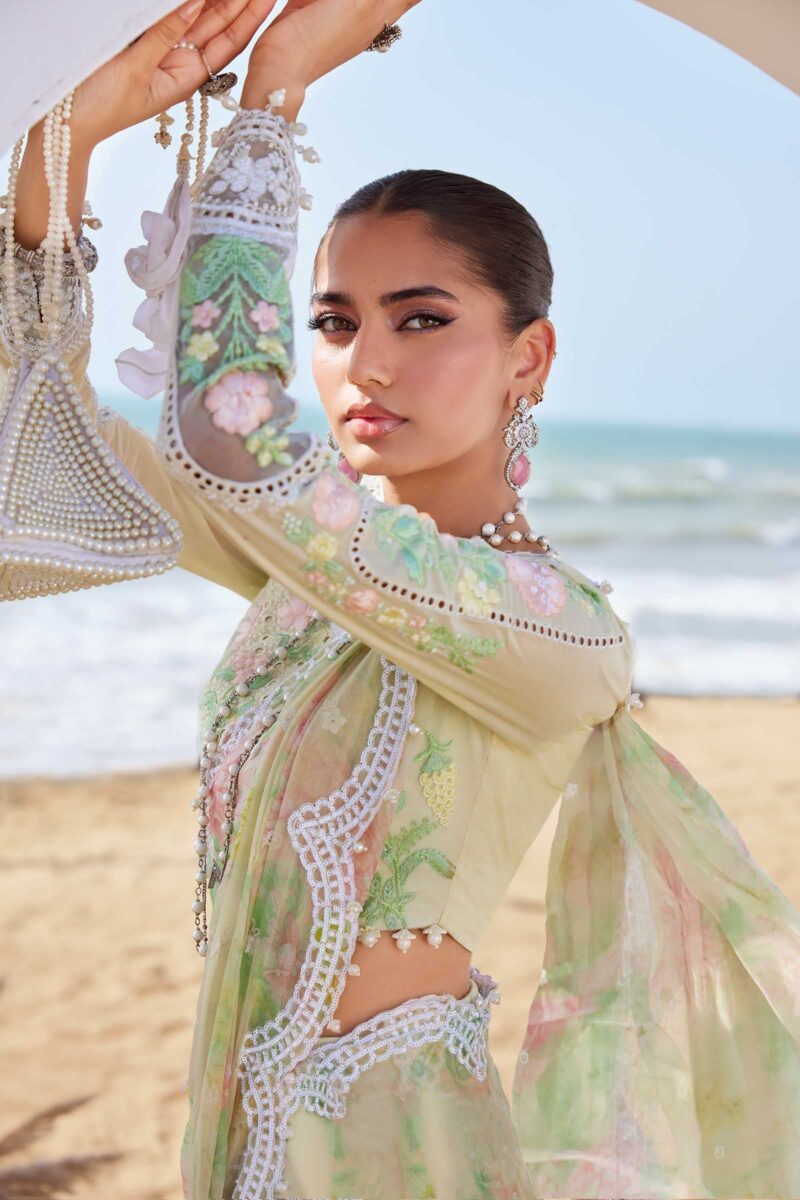 MARIA B Eid Luxury Lawn 2025 | EID LAWN-25-04 - Image 4