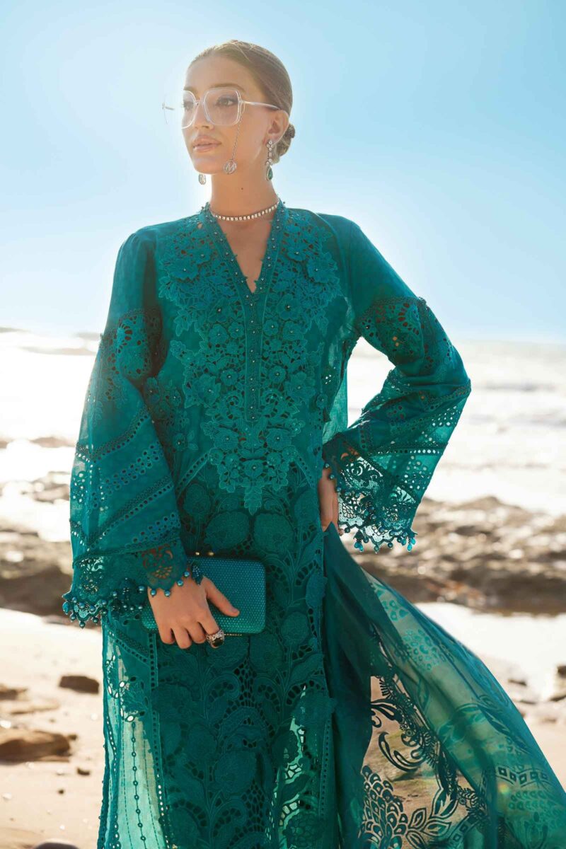 MARIA B Eid Luxury Lawn 2025 | EID LAWN-25-05 - Image 4