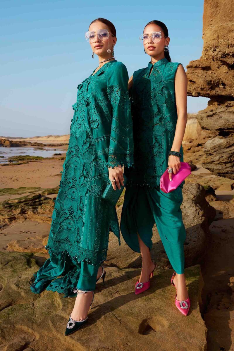 MARIA B Eid Luxury Lawn 2025 | EID LAWN-25-05 - Image 3