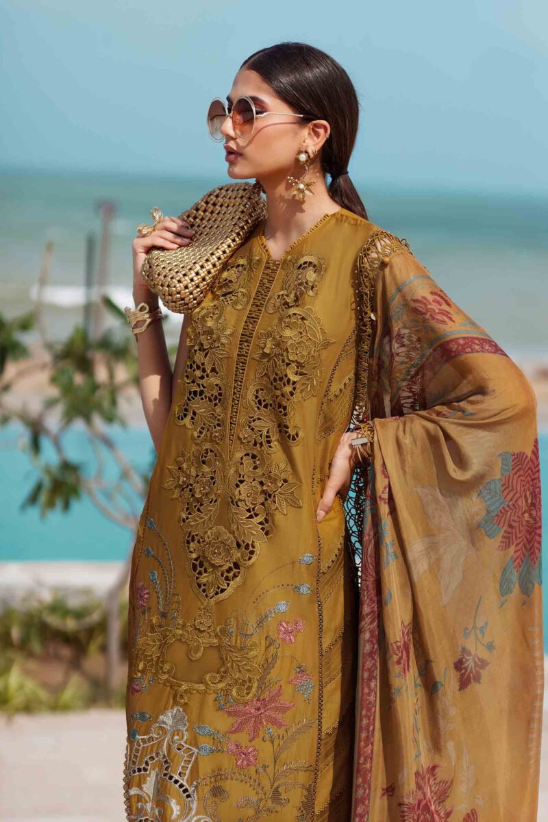 MARIA B Eid Luxury Lawn 2025 | EID LAWN-25-06 - Image 4