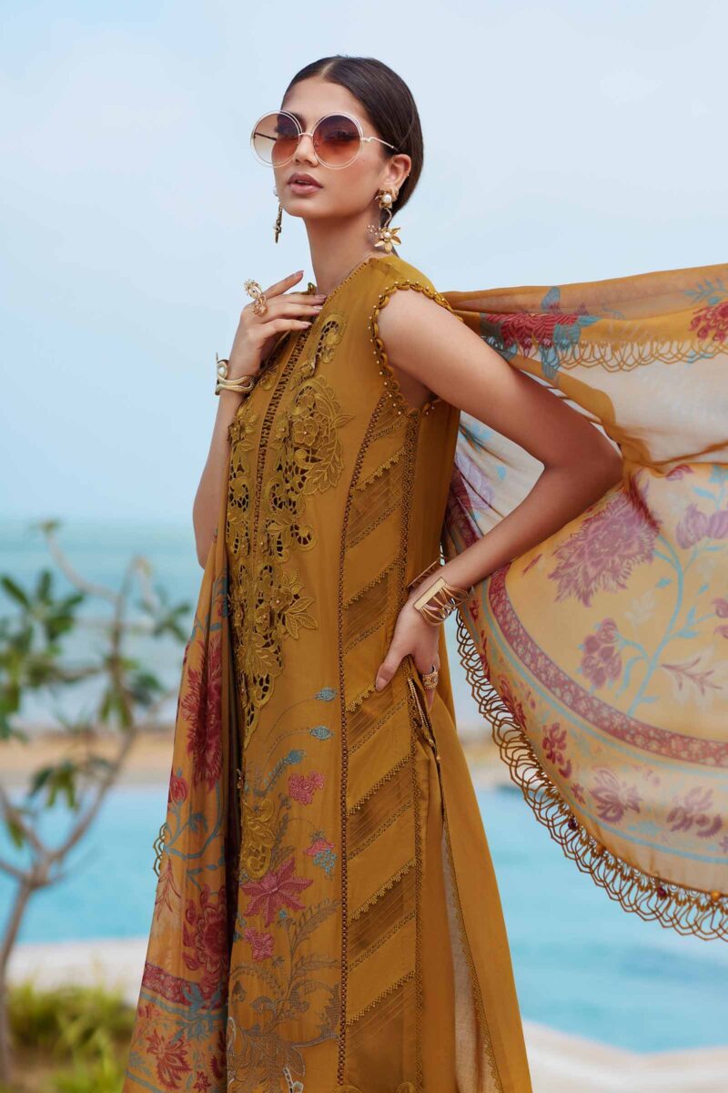 MARIA B Eid Luxury Lawn 2025 | EID LAWN-25-06 - Image 3