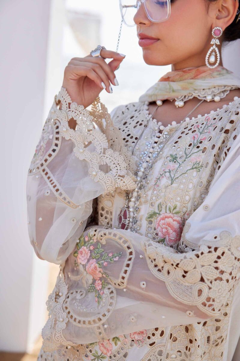 MARIA B Eid Luxury Lawn 2025 | EID LAWN-25-07 - Image 3