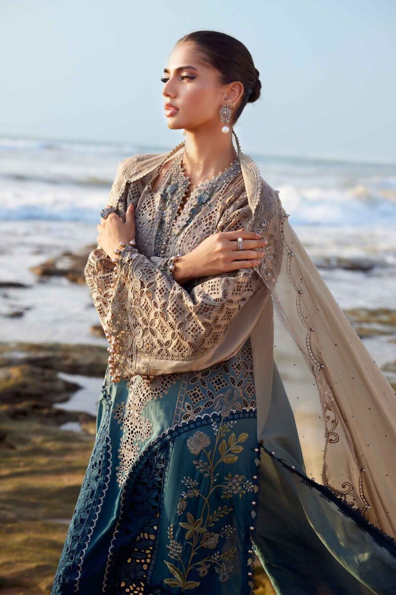 MARIA B Eid Luxury Lawn 2025 | EID LAWN-25-08 - Image 2