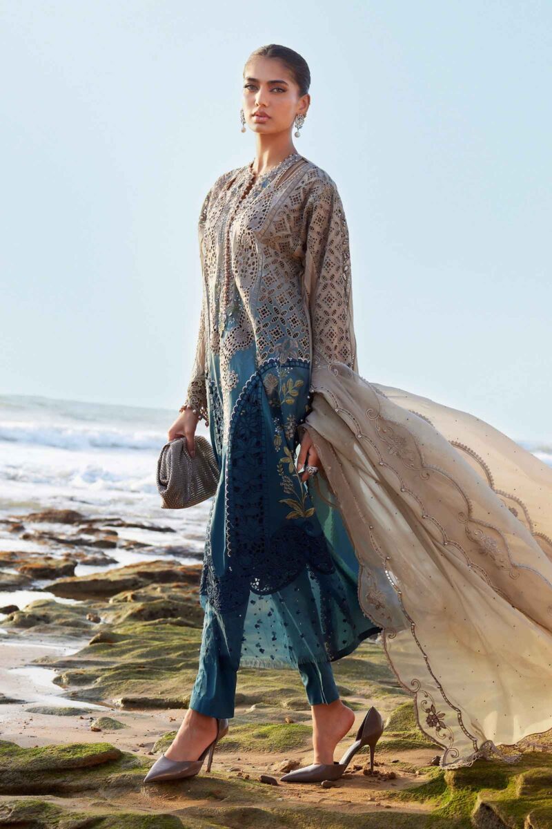 MARIA B Eid Luxury Lawn 2025 | EID LAWN-25-08 - Image 5