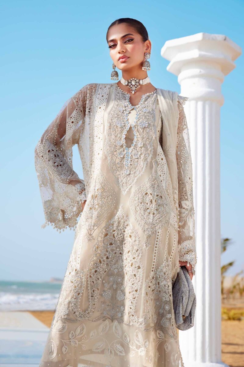 MARIA B Eid Luxury Lawn 2025 | EID LAWN-25-09 - Image 7