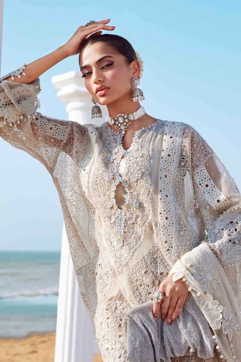 MARIA B Eid Luxury Lawn 2025 | EID LAWN-25-09 - Image 6