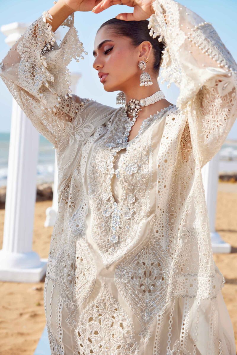 MARIA B Eid Luxury Lawn 2025 | EID LAWN-25-09 - Image 4