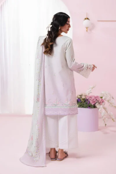 Qalamkar QPrints Embroidered Lawn 2025 | EM-01A
