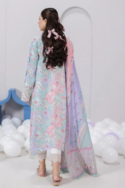 Qalamkar QPrints Embroidered Lawn 2025 | EM-03A