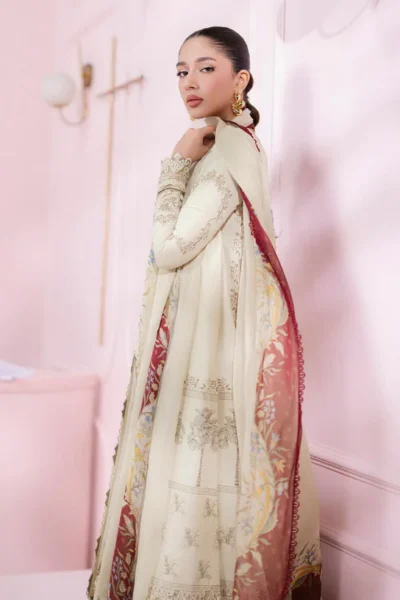 Qalamkar QPrints Embroidered Lawn 2025 | EM-06B