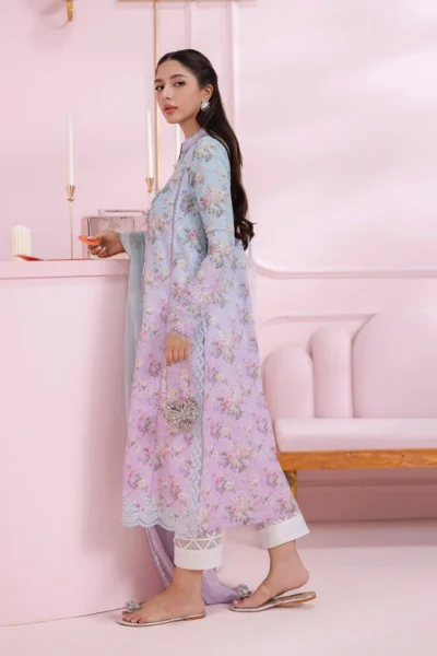 Qalamkar QPrints Embroidered Lawn 2025 | EM-08B
