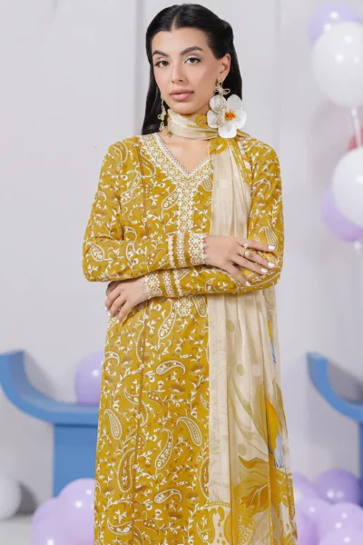 Qalamkar QPrints Embroidered Lawn 2025