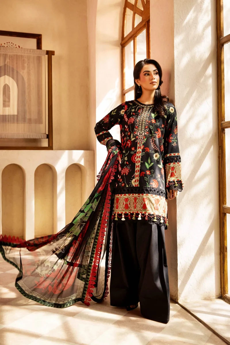 MBasics Eid Lawn 2025 | MB-CUS25-901A - Image 4