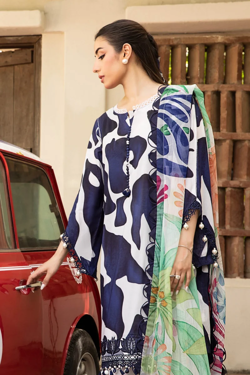 MBasics Eid Lawn 2025 | MB-CUS25-905B - Image 4