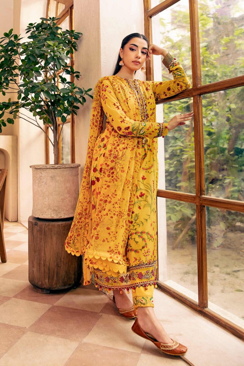MBasics Eid Lawn 2025 | MB-CUS25-912A - Image 3