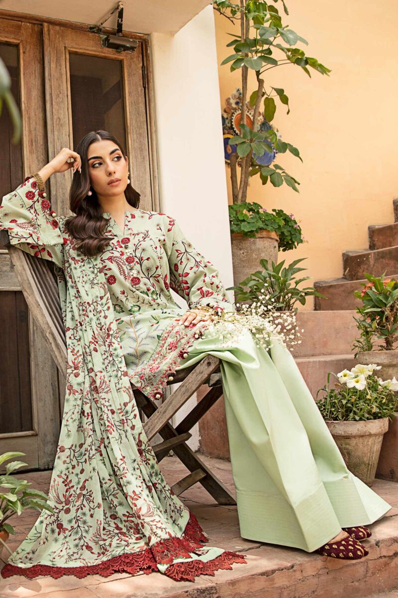 MBasics Eid Lawn 2025 | MB-CUS25-912B - Image 4