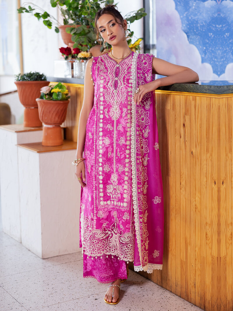 Peach Bellini | 3 PC Lawn - Image 4