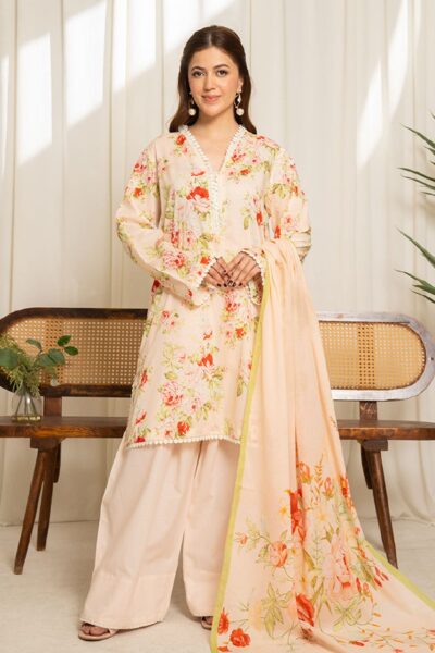 Zara Shahjahan Sulé Coco Lawn – D-04