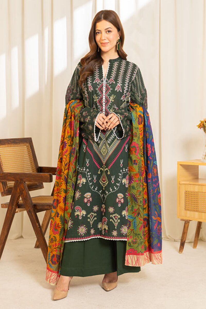 Zara Shahjahan Sulé Coco Lawn – D-07 - Image 3