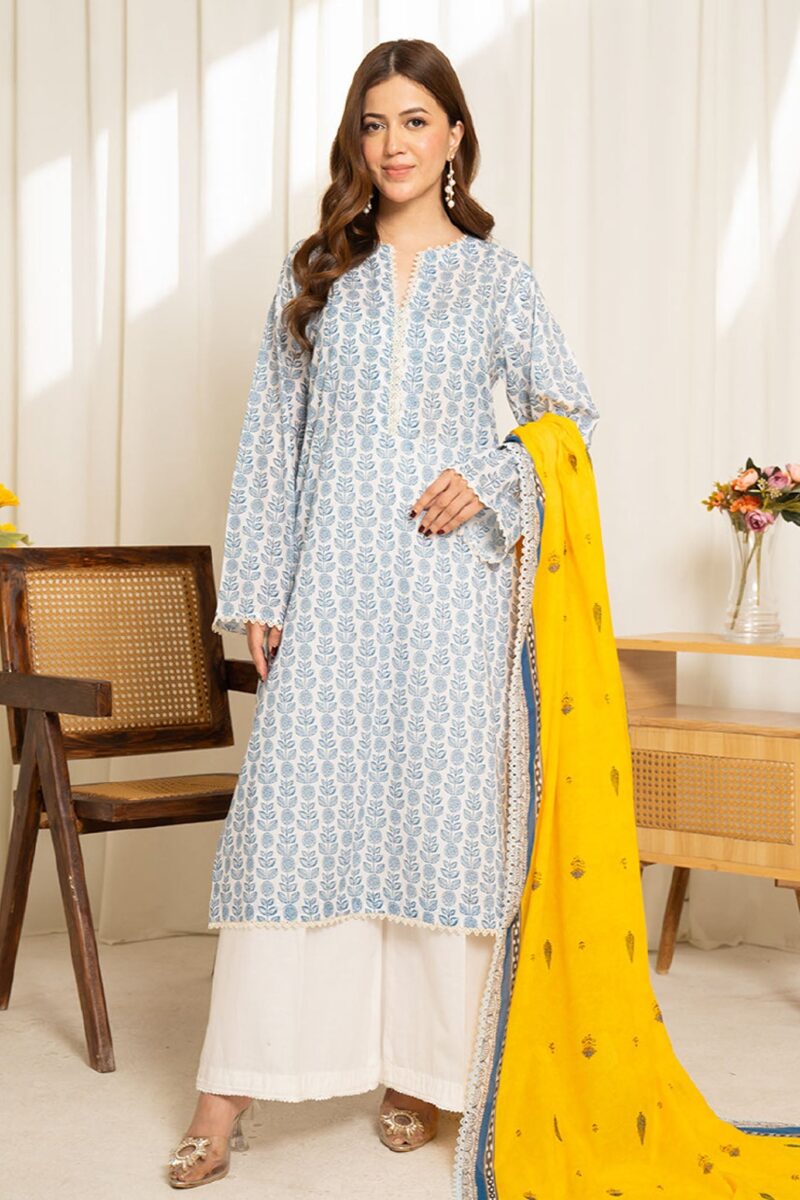 Zara Shahjahan Sulé Coco Lawn – D-11 - Image 2