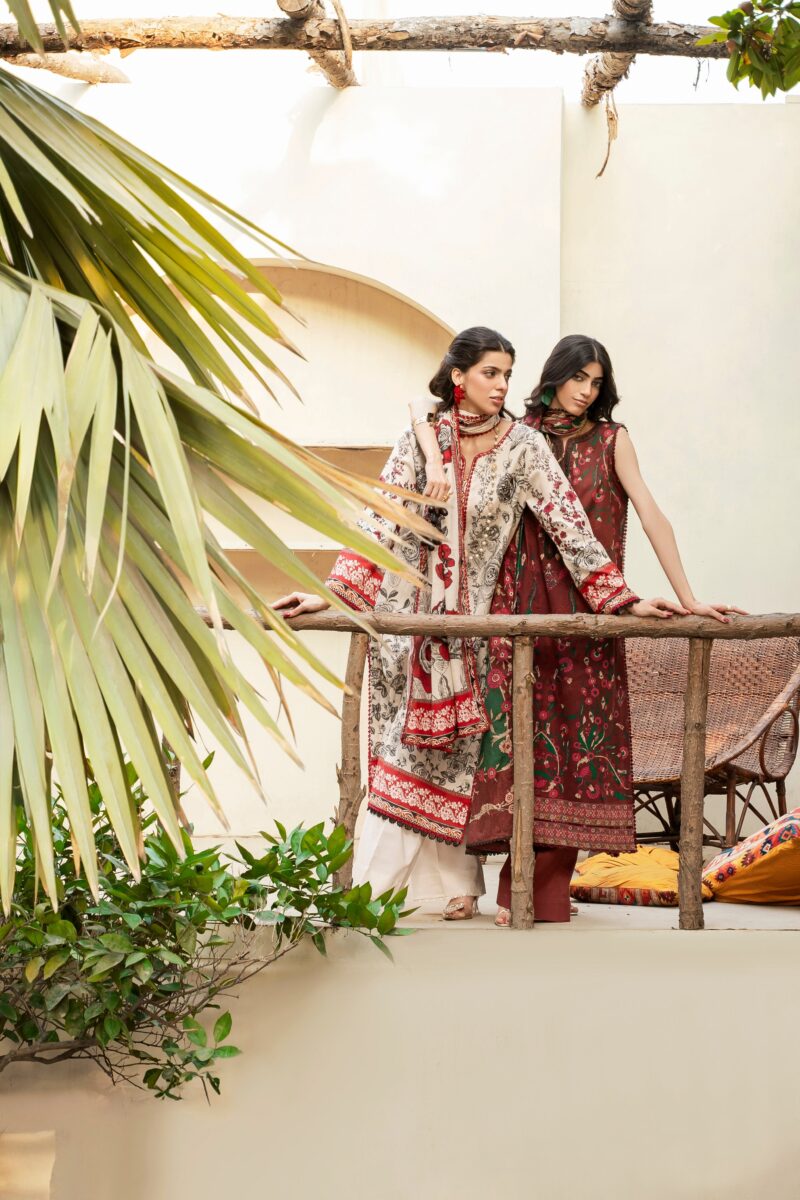 Printed - Lawn - 3pc - D136 - Acai - Image 6